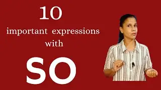 10 important expressions with SO | English with Sam | speak like a native