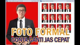 Foto Formal Gonta Ganti Jas Dengan Photoshop