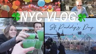 NYC Vlog 2021 || Week in my life, Central Park, St Paddy's Celebrations