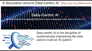 A discussion around Data Centric AI