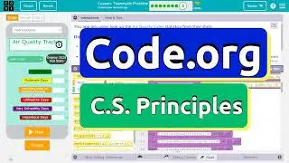 Code.org Lesson 11.7B Air Quality Tracker | Traversals Practice | Tutorial with Answer | Unit 5 CSP