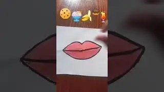 Губы + вкусна еда, креативное творчество DIY 