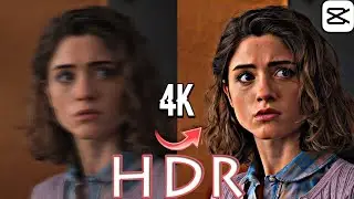 How To Convert Normal Video To HDR 4K ||Capcut Normal Video To HDR 4K Editing Tutorial.||