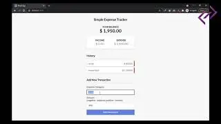 Simple Expense Tracker Application in ReactJS with Source Code - CodeAstro