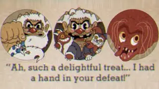 Cuphead - All Boss Quotes & Game Over Screens (DLC Included)