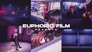 EUPHORIC FILM Presets | Night Presets | Film Presets - Lightroom Tutorial + Free Preset
