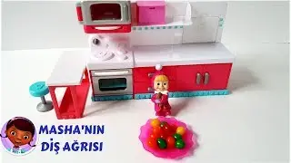 Maşa şeker yedi Dişi ağrıdı Kocaayı ile Doktor Dottie'nin yanına gitti 👩‍⚕️Doc McStuffins