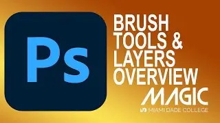 Adobe Photoshop Brush Tool and Layers Overview