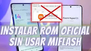 Instala MIUI/HyperOS ROM Fastboot sin usar el programa MiFlash