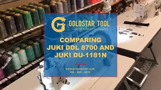 Comparing Juki DDL 8700 and Juki DU 1181N - GoldStarTool.com - 800-868-4419