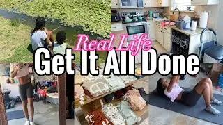 *NEW* REAL LIFE GET IT ALL DONE | WHOLE HOUSE CLEAN WITH ME | CLEANING MOTIVATION