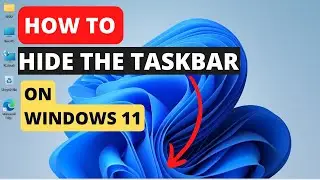 How to Hide the Taskbar on Windows 11 : A Step by Step Guide Tutorial