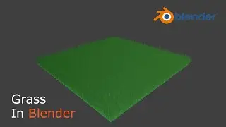 Realistic Grass in Blender | Blender tutorial for beginners