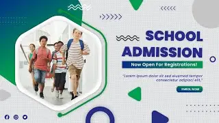 School Admission Slideshow After Effects Template