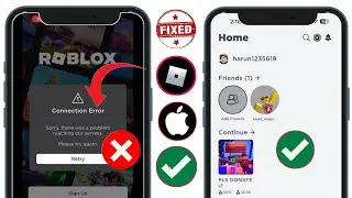 How To Fix Roblox Connection Error on iPhone 2024 || Sorry 