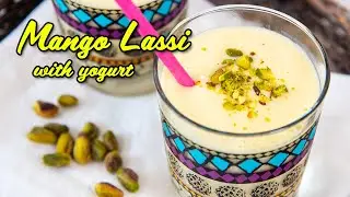 Mango Lassi Recipe with Fresh Mango - Quick & Easy Drinks #Ad