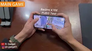 Redmi K70E aka Poco X6 Pro PUBG Test