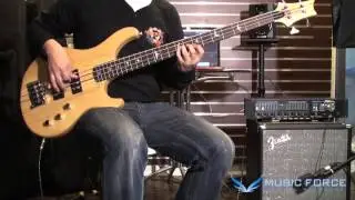 [Music Force] PRS SE Kingfisher Bass fingering Demo