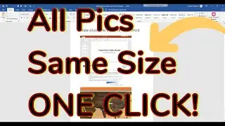 I Found a Simple Trick to Make All Pictures the Same Size in Word