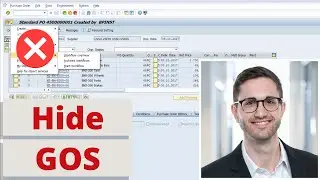 Hide Generic Object Services (GOS) in SAP Transactions
