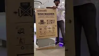 SAMSUNG DISHWASHER UNBOXING