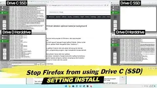 Stop Firefox from Filling Up Your C SSD Drive