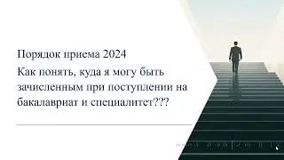 Стратегия успешного зачисления в вуз в 2024 году. Бакалавриат