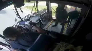 Police release graphic video of bus shooting between driver and passenger