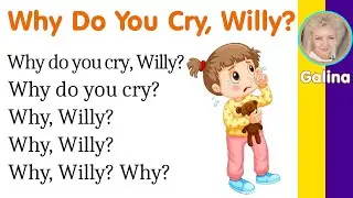 Why Do You Cry, Willy? Poem for Kids