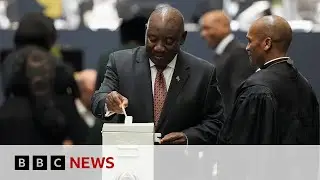 South Africa set to re-elect Cyril Ramaphosa after opposition parties agree unity deal | BBC News