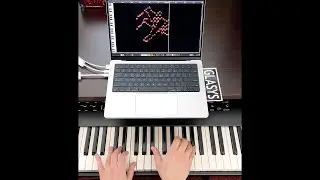 Drawing an X-Wing With a Piano (Star Wars - Live MIDI Art)