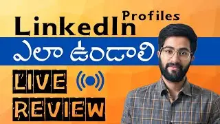 Live LinkedIn Profile Reviews | Vamsi Bhavani