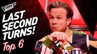 Fantastic LAST SECOND Chair Turns on The Voice! | TOP 6