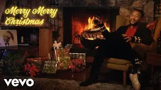 John Legend - Merry Merry Christmas (Yule Log Video)