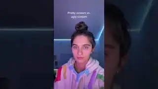 Pretty scream vs ugly scream 😳