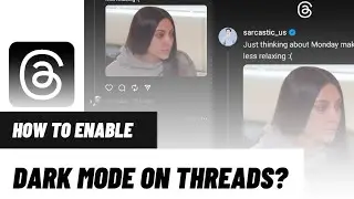 How to enable Dark mode on threads | How to get DARK MODE on instagram threads | Threads app