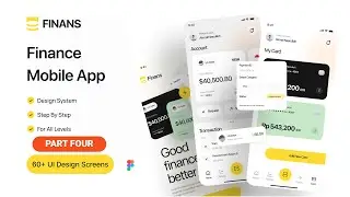Finance App Design in Figma For Beginners - Statistic and Activity | Part Four
