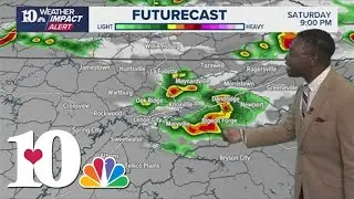 Saturday WX 8/17/24: Calm for the day, but another Weather Impact Alert for the evening and night