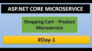 Shopping Cart Project, Product API Microservice architecture Day-1