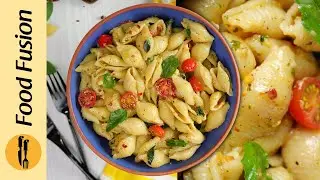 Garlic Butter Cheese Pasta Recipe by Food Fusion