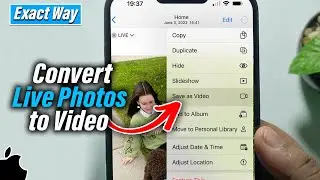 How to Convert Live Photos to Video on iPhone - Full Guide