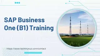 SAP B1 Training – SAP B1 Online Training (SAP B1 Certification Tips) SAP B1 Course