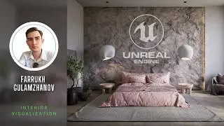 Визуализация интерьера спальни | Bedroom interior Walking in Unreal Engine 5.3