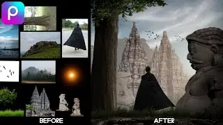 Edit Photo PicsArt Manipulation | Ancient Prambanan Temple | PicsArt Tutorial