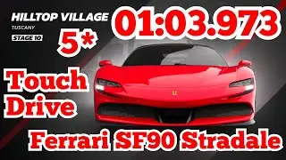 Asphalt Unite [Touchdrive] FERRARI SF90 STRADALE SPECIAL EVENT | 01:03.973 | 5 Star | Stage 10