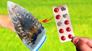 Few Know This Method !! How to Clean a Burnt Iron Bottom in Minutes