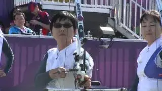 Archery - Korea v Iran - Womens Team Recurve Semifinal 2 - London 2012 Paralympics