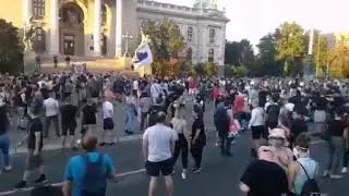 Про беспорядки в мире. Сербия. Белград - протесты.