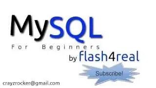 MySQL For Beginners - Tutorial 1 - Introduction to Basics