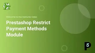 Prestashop Restrict Payment Methods Module